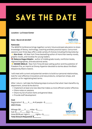Save the Date Flyer
